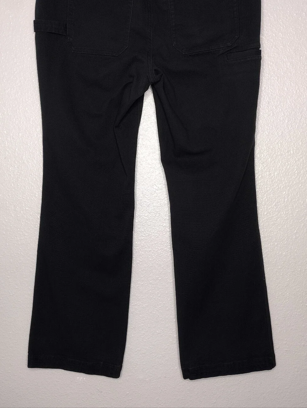 Duluth Trading Co Black Straight-Leg Work Pants Sz 10×29